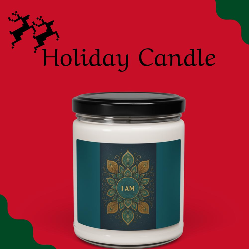 " I AM" Scented soy candle