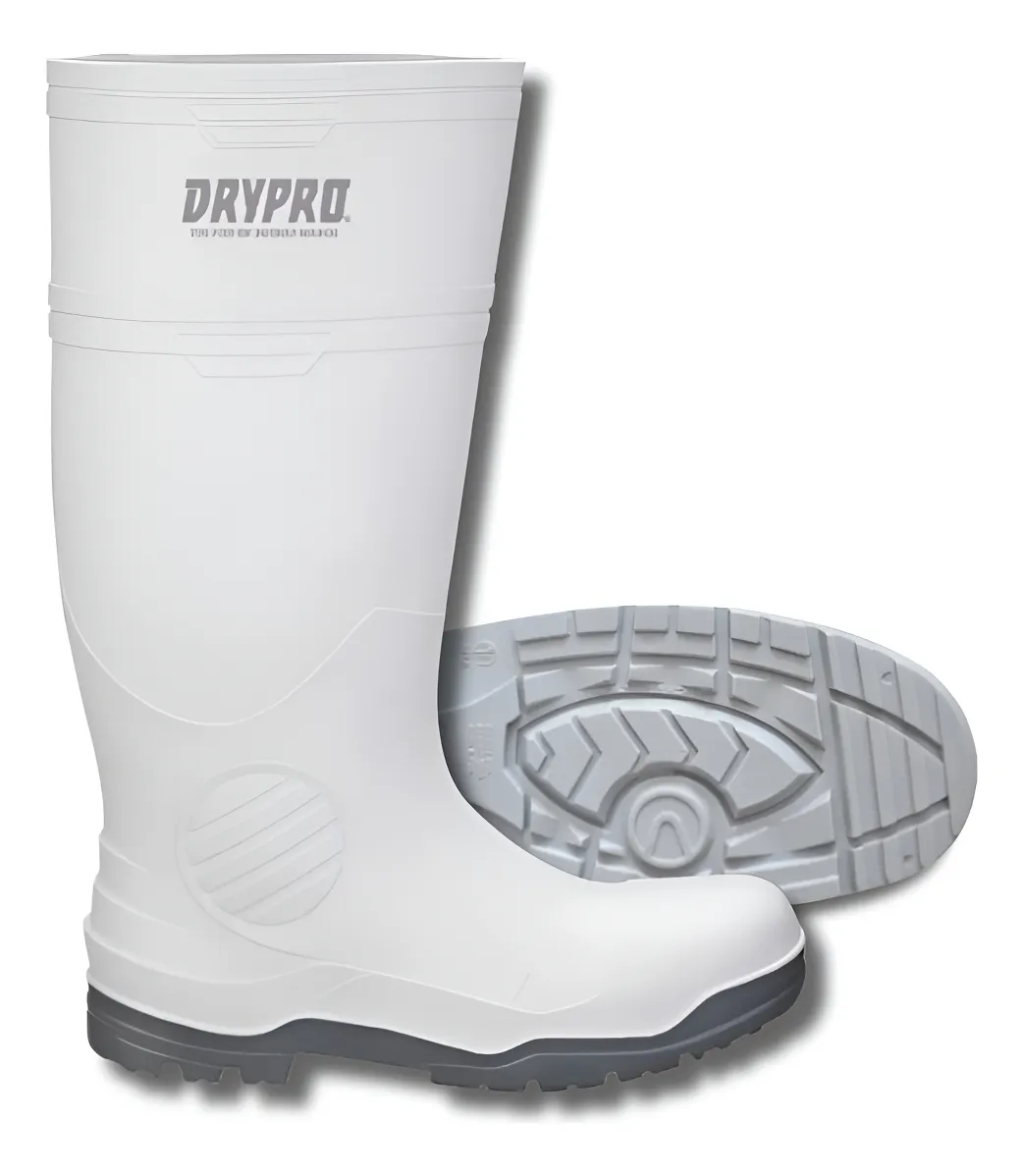 Bota Dry-Pro semi industrial PRO2 blanca/gris Dama