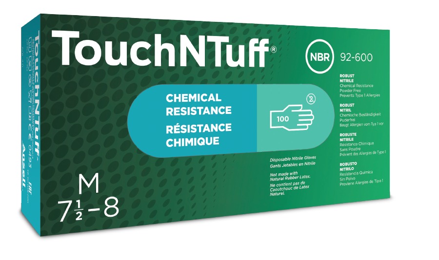 Guante de nitrilo TouchNTuff Ansell 92-600 sin polvo (caja 1,000)