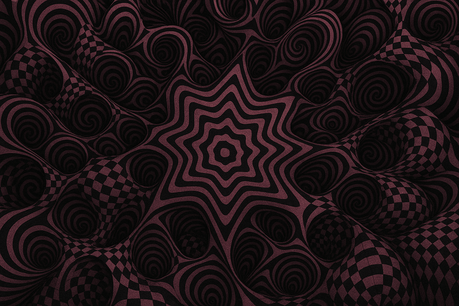 Psychedelic Abstract dimensional Wall Art