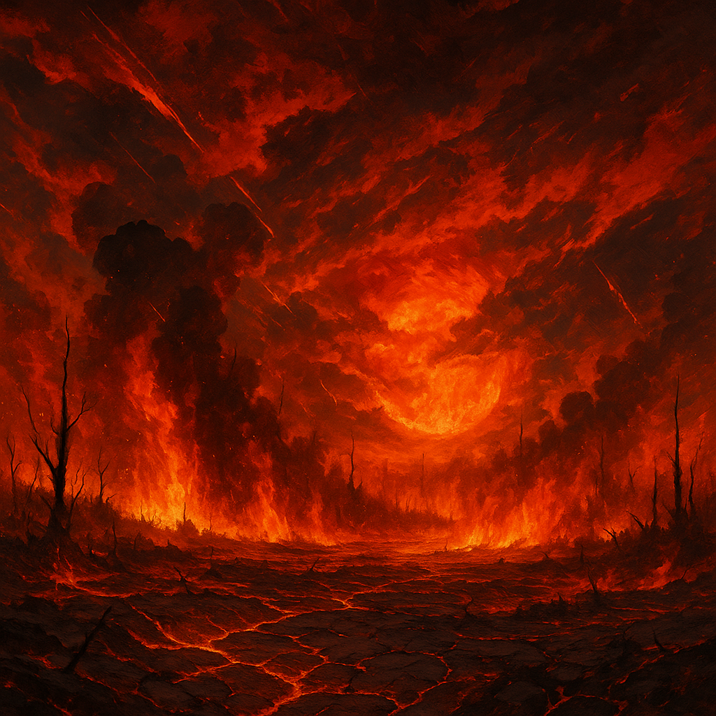 Apocalyptic Landscape Art Print