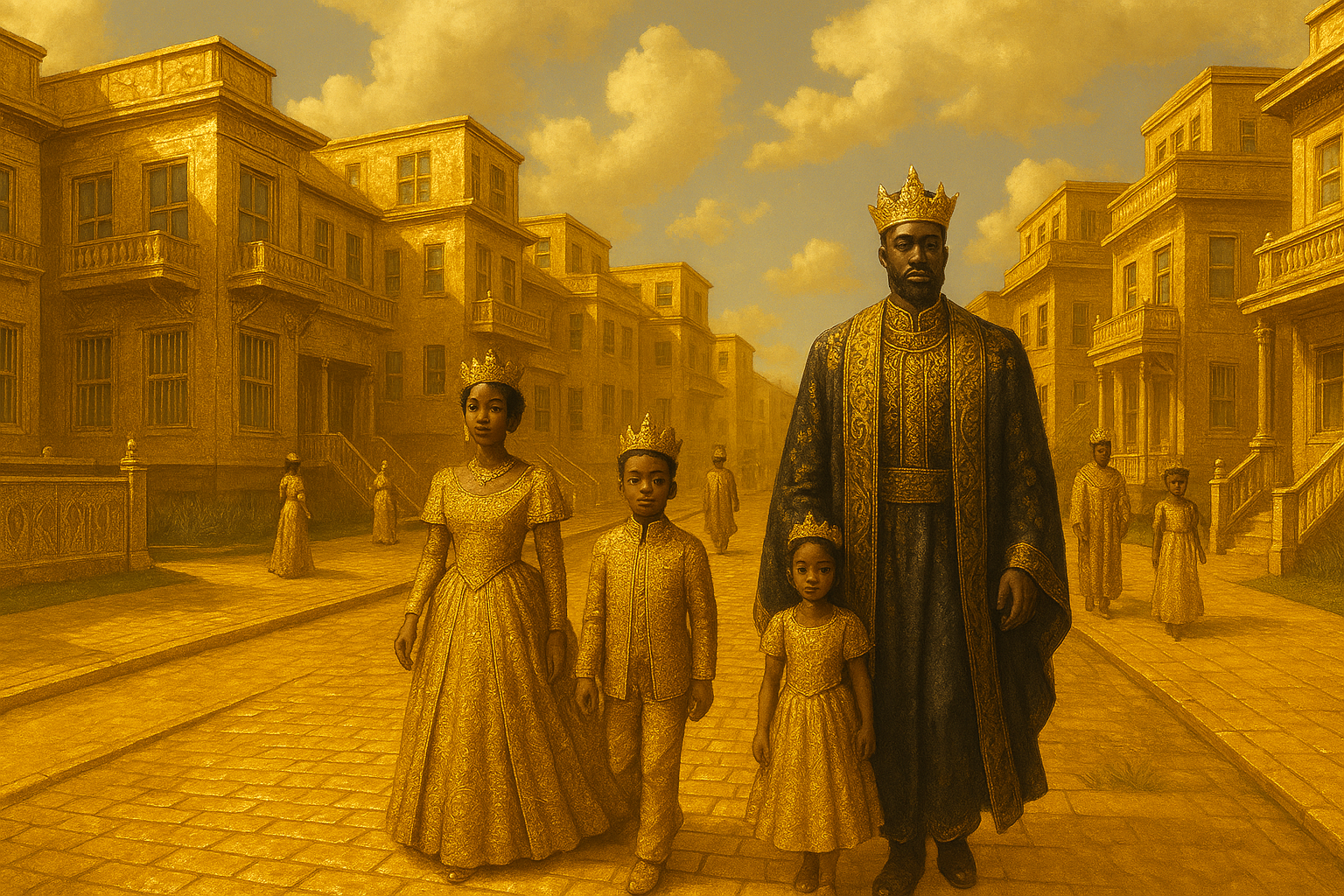 Regal Royal Family Attire