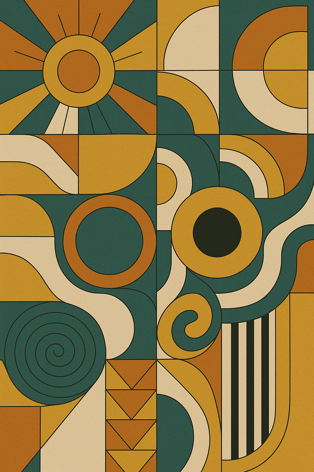 Abstract Geometric Wall Art