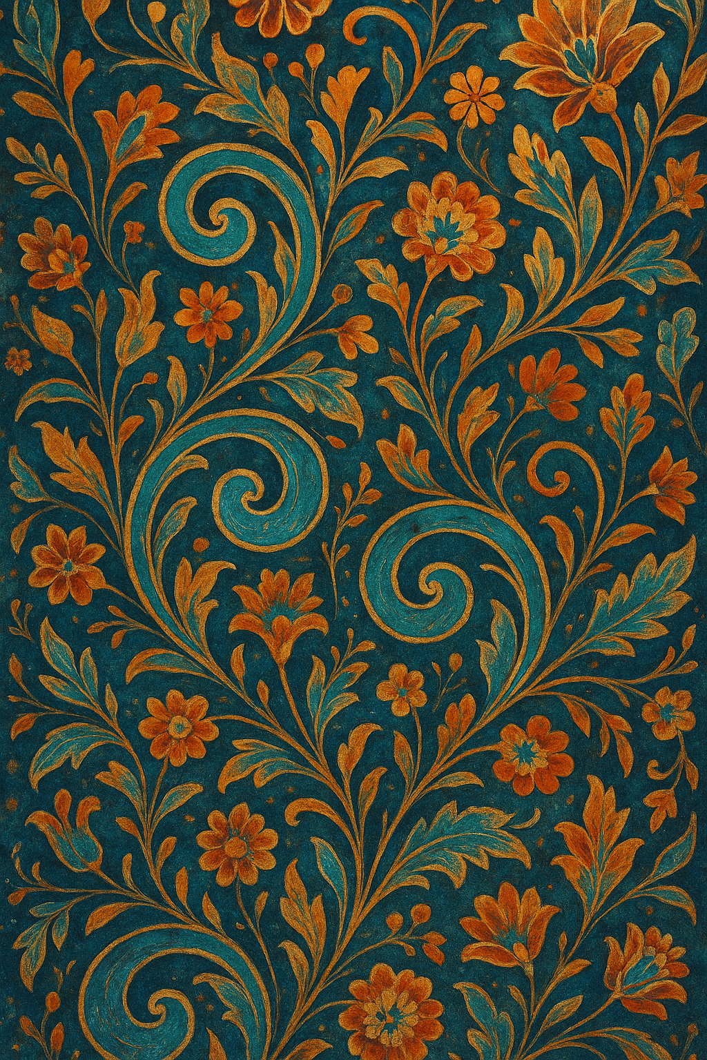 Vintage Floral Wallpaper