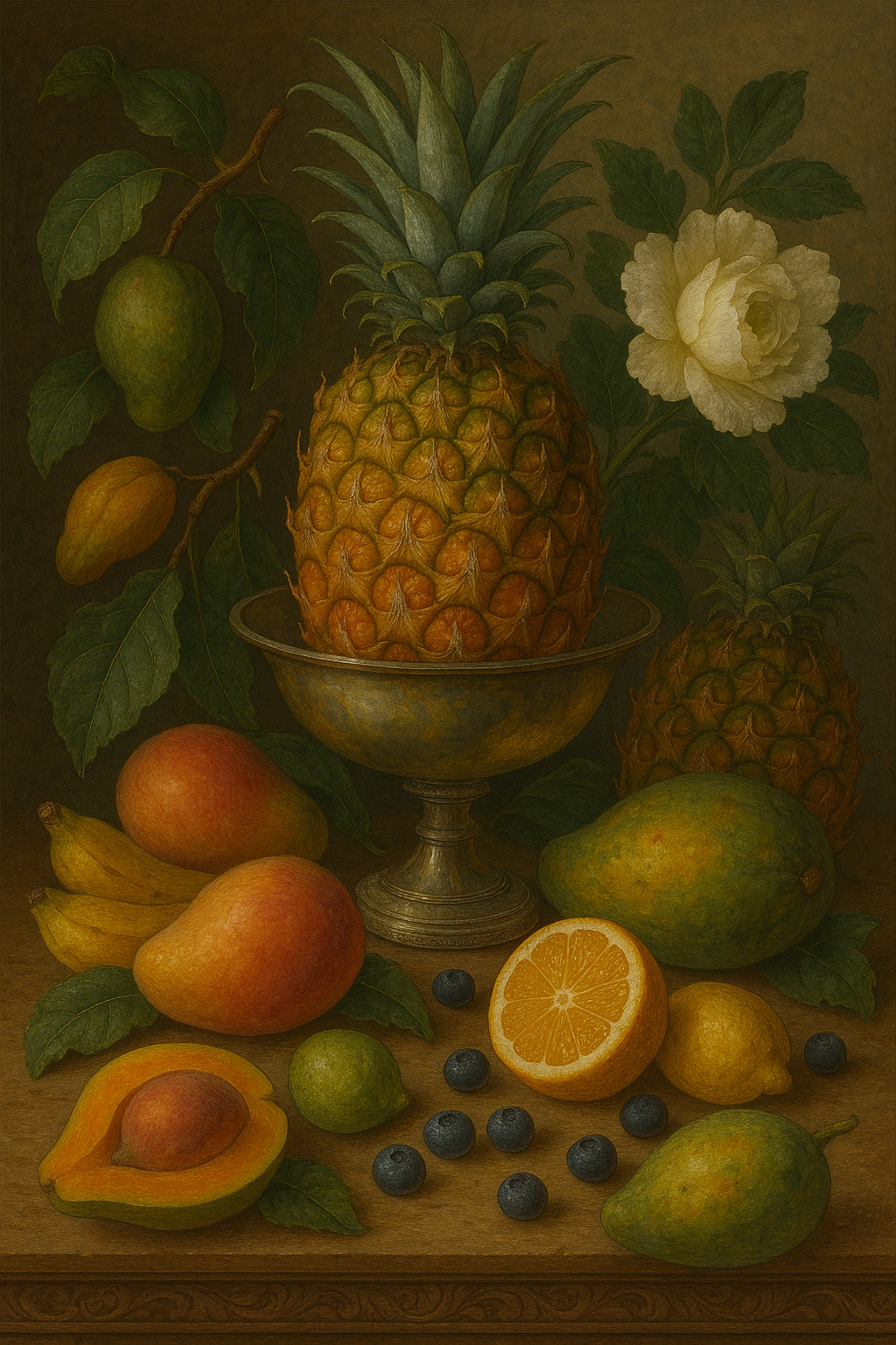 Fresh Pineapple Wall-Paper