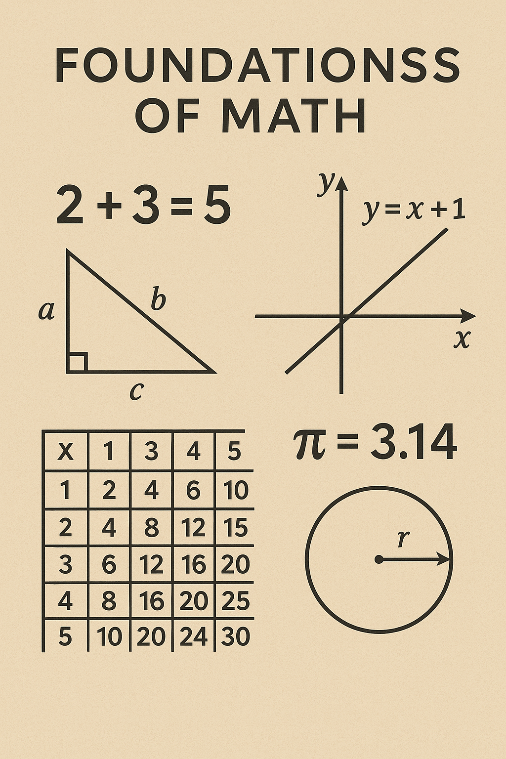 Foundations of Math Poster