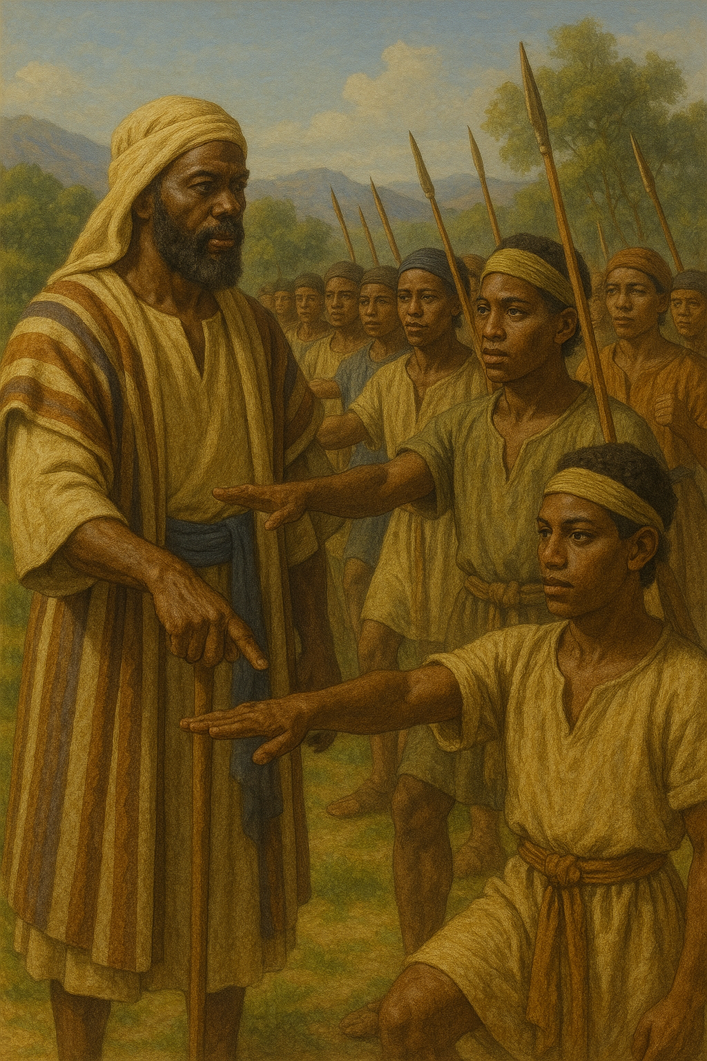 Vintage Scene Painting