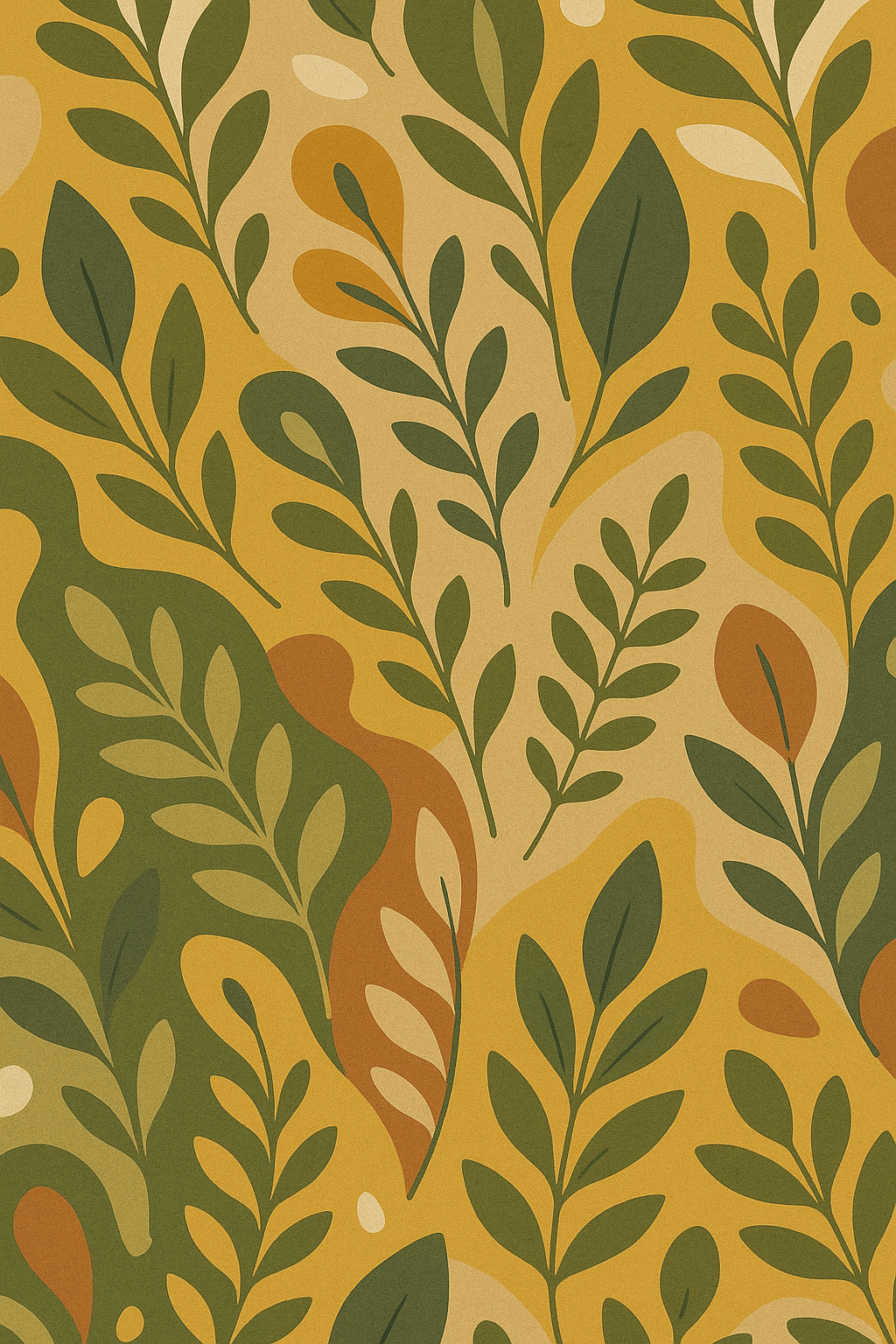 Abstract Botanical Wall Art