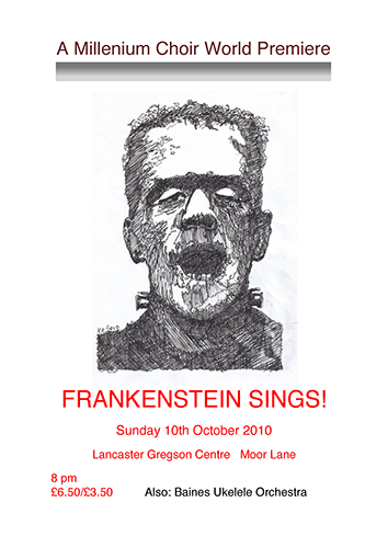 Frankenstein Sings premiere - October 2010 - Poster
