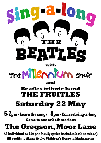 Sing-a-long The Beatles - May 2010 - Poster