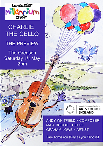 Charlie the Cello - May 2016 - Poster