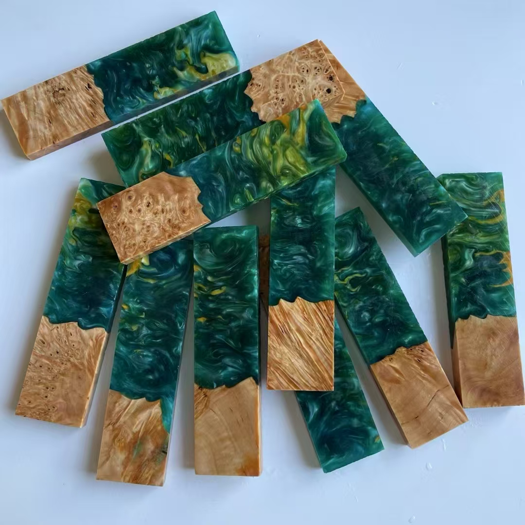 Hybrid Resin and Wood Blanks