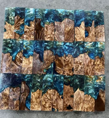 Epoxy Resin and Burl Wood Panels