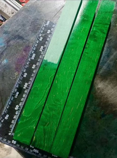 Green color Wooden Planks