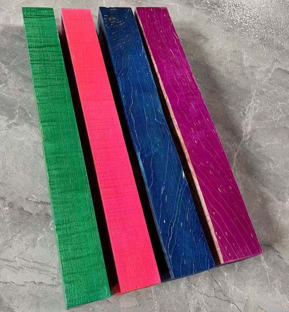 Colorful Wood Blanks Set