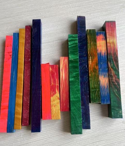 Colorful wood Pen Blanks