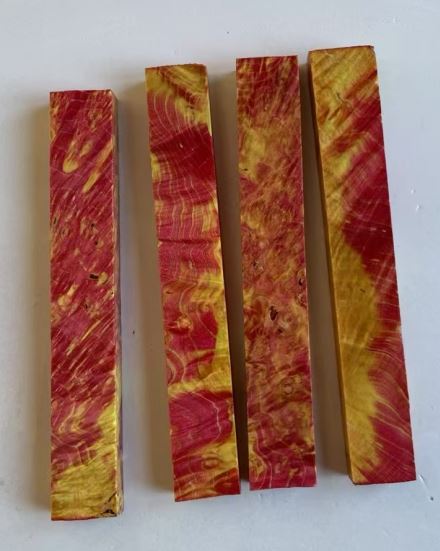 Colorful Resin and Wood Pen Blanks