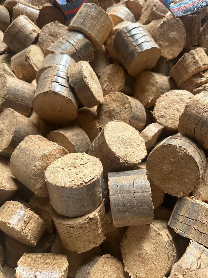 Compressed Sawdust Briquettes