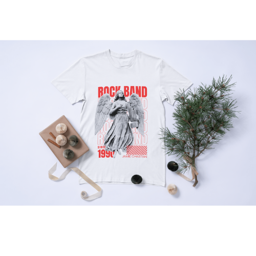 Camiseta de banda de rock