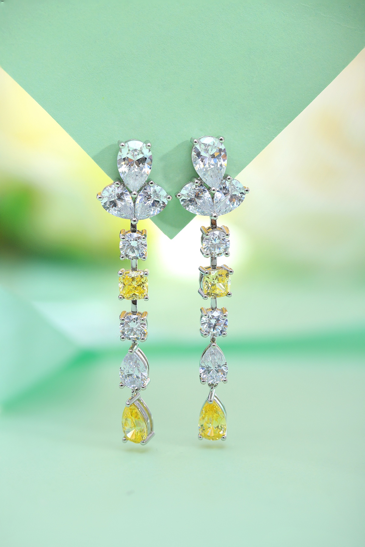 Elegant Crystal Drop Earrings