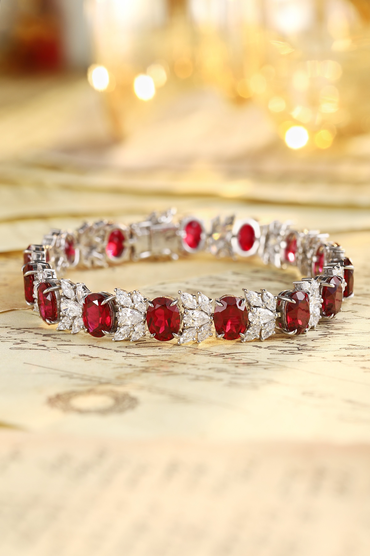 Ruby and Diamond Bracelet