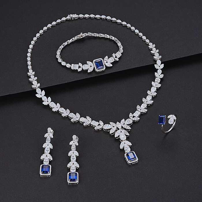 Luxury Sapphire Jewelry Set