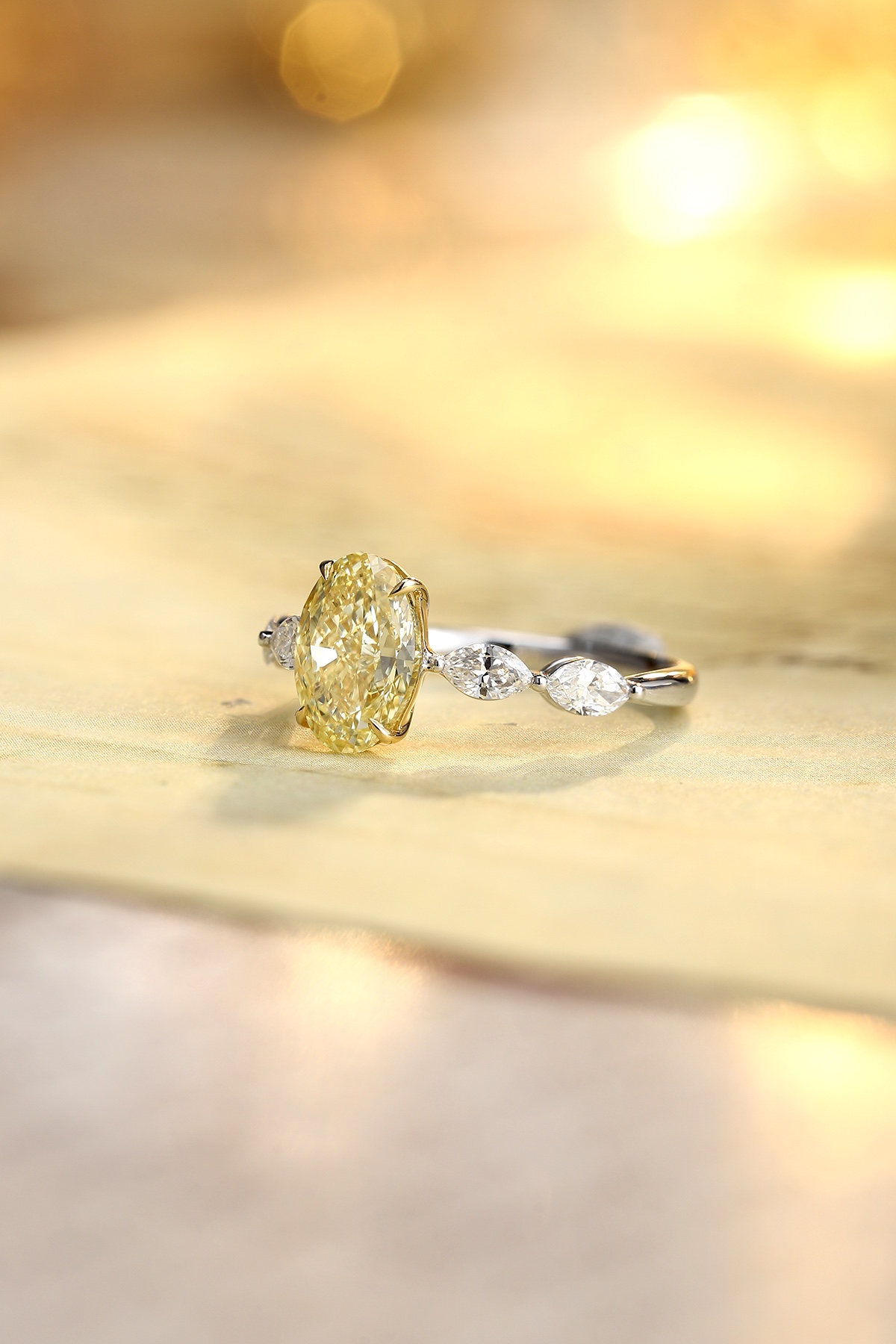 Yellow Diamond Engagement Ring