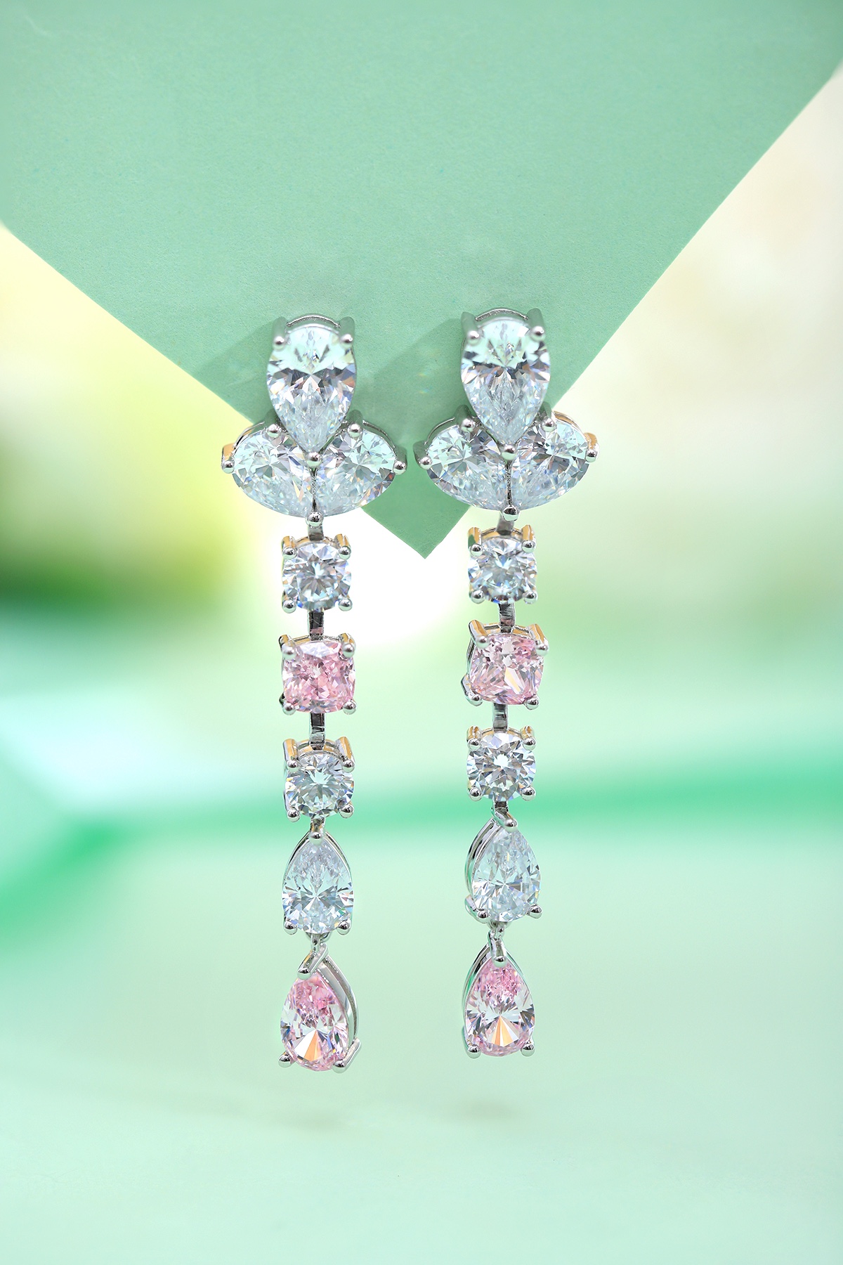 Elegant Crystal Drop Earrings