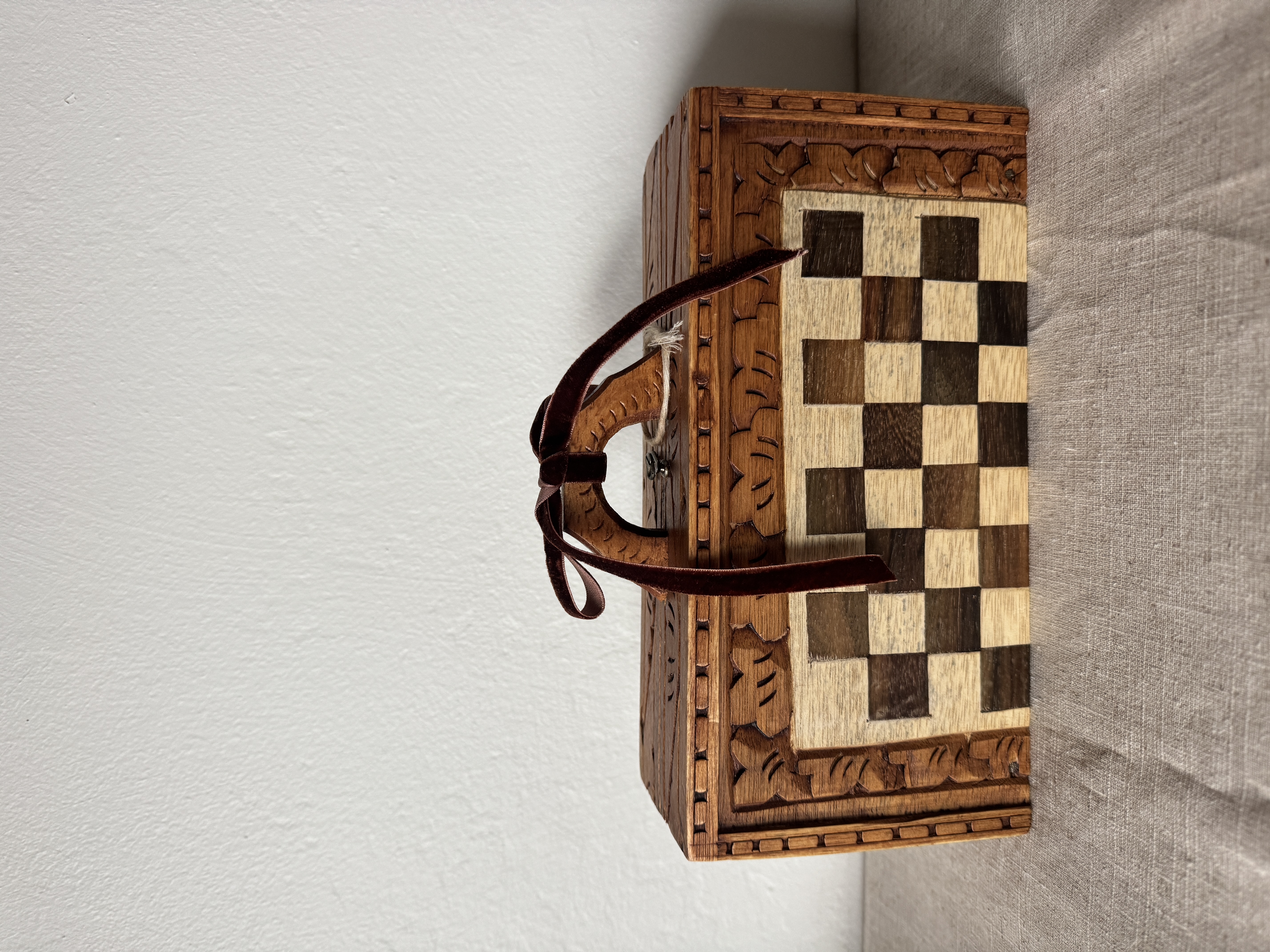 Handcrafted Wooden Chess Set Box