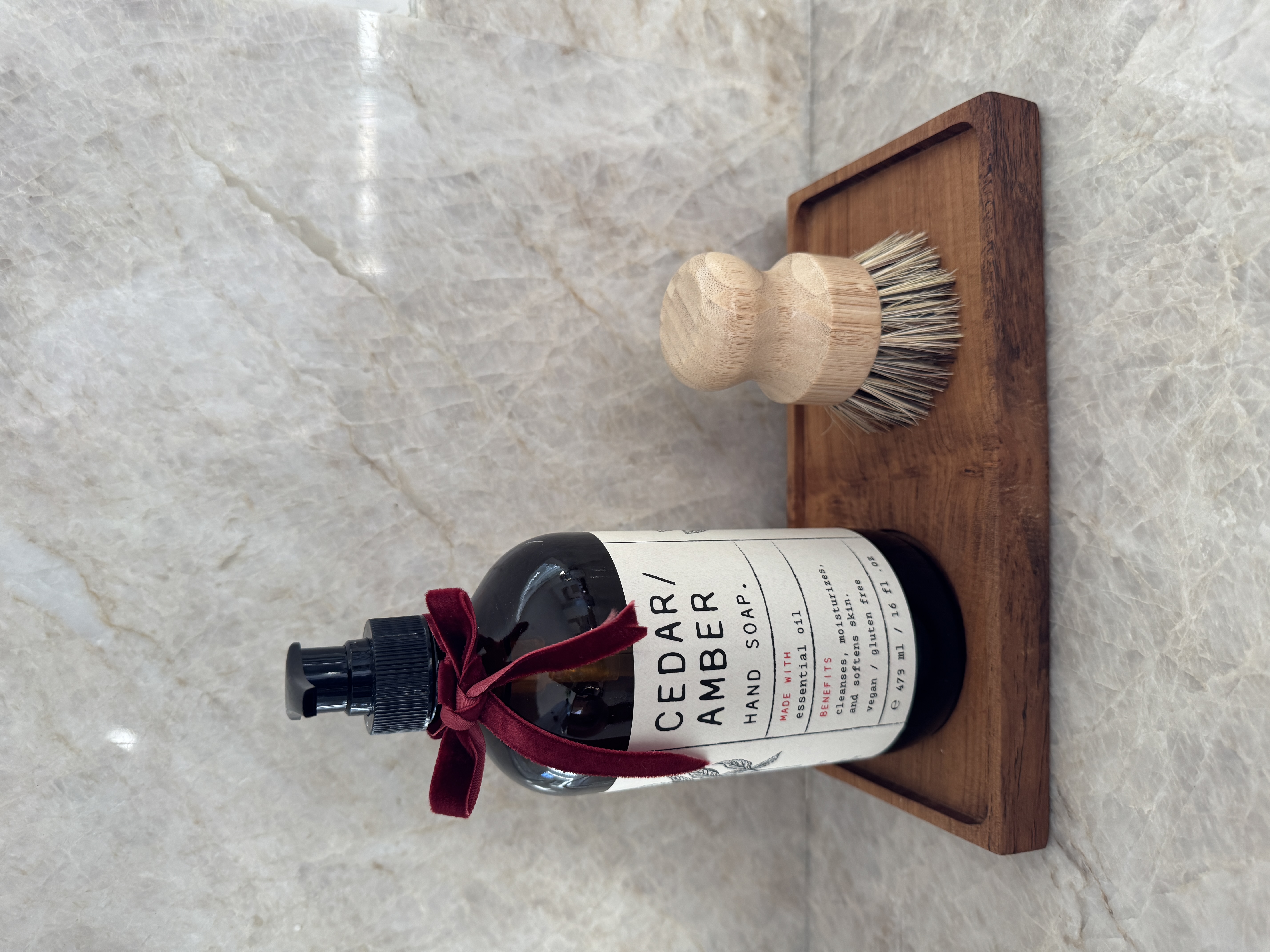 Cedar Amber Hand Soap Set