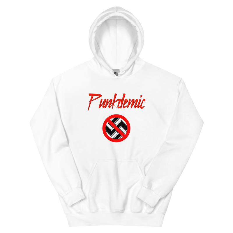 Punkdemic No Hate Unisex Men's and Women's Hoodie