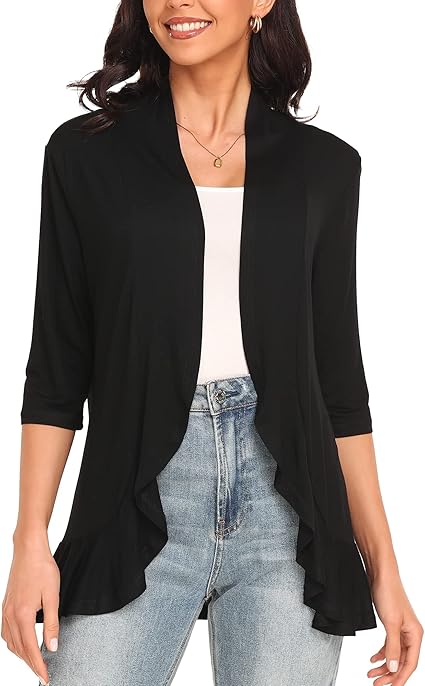 Women's 3/4 sleeve cardigan