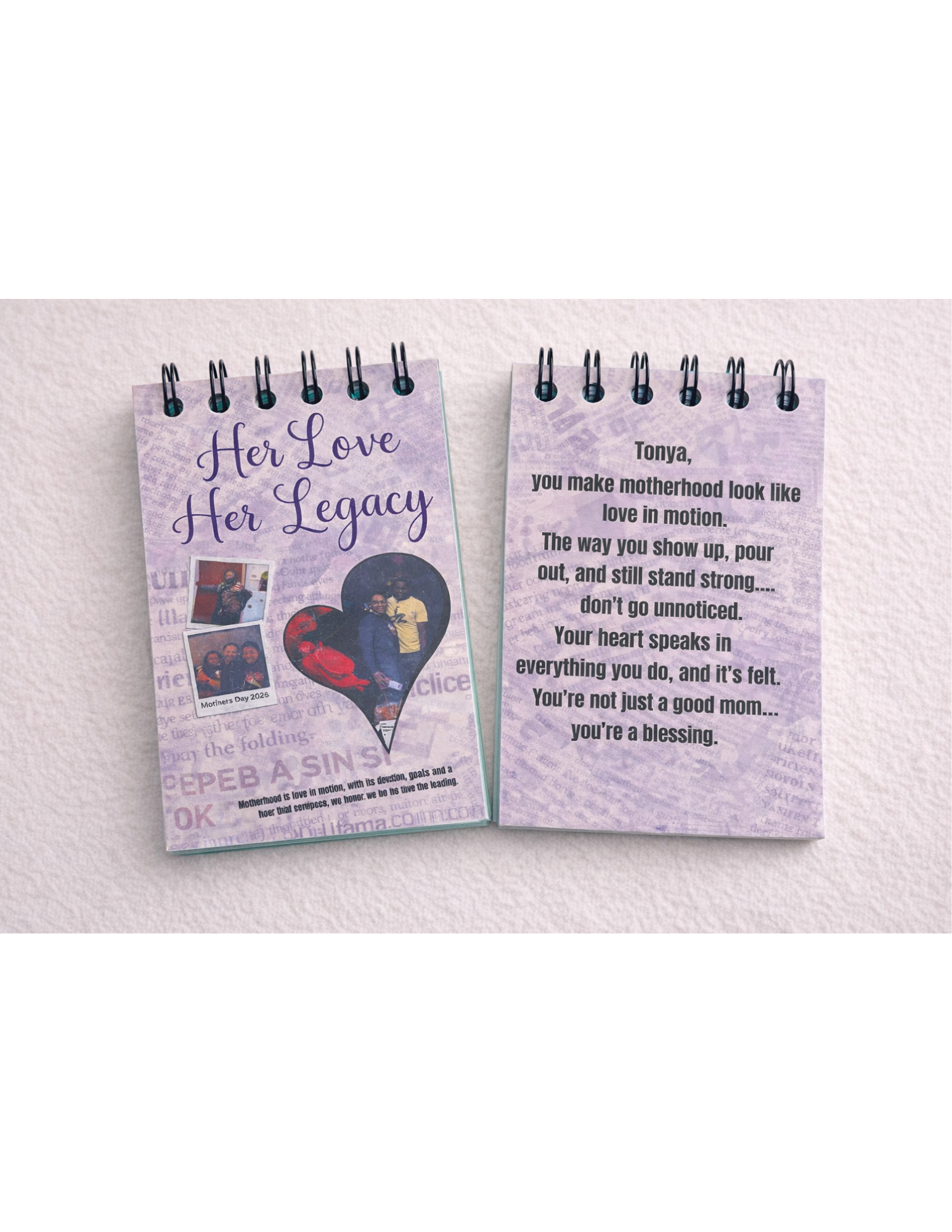 Motivational Notebook for Busy Moms, Faith Based Journal Gift, Personalized Encouragement Notebook, Self Care Gift for Women