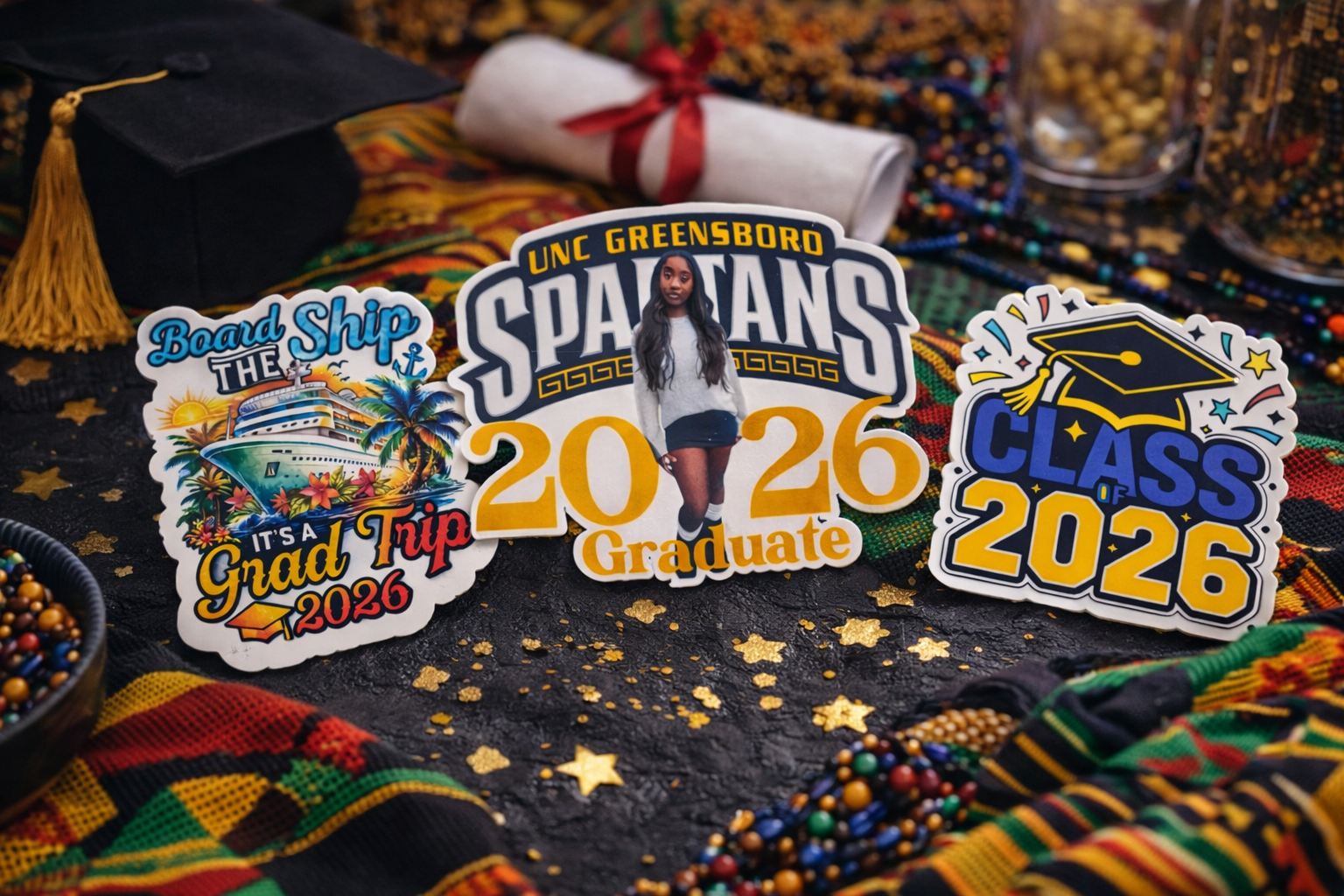 Keepsake Magnets | Graduation Party Favor | Senior Gift | Refrigerator Magnet Set