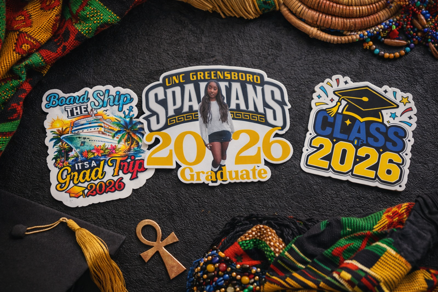 Customized Keepsake Magnets Class of 2026 | Graduation Party Favor | Senior Gift | Refrigerator Magnet Set