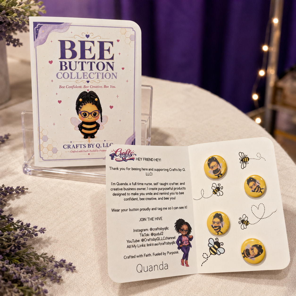 Bee Button Collection