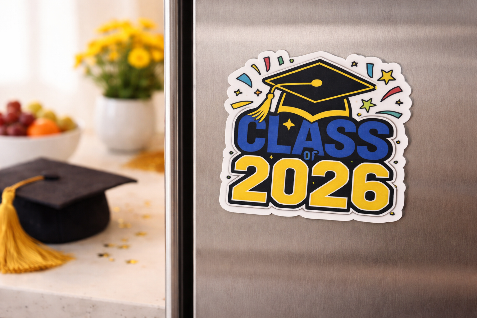 Keepsake Magnets | Graduation Party Favor | Senior Gift | Refrigerator Magnet Set