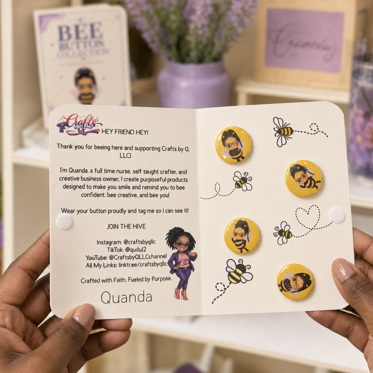 Bee Button Collection