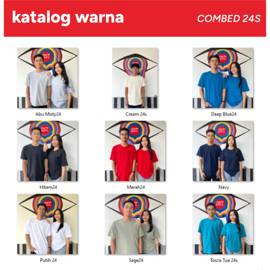 Kaos Sablon Custom Cotton Combed 24s Design Sendiri sablon gambar tulisan Suka-Suka kaos katun