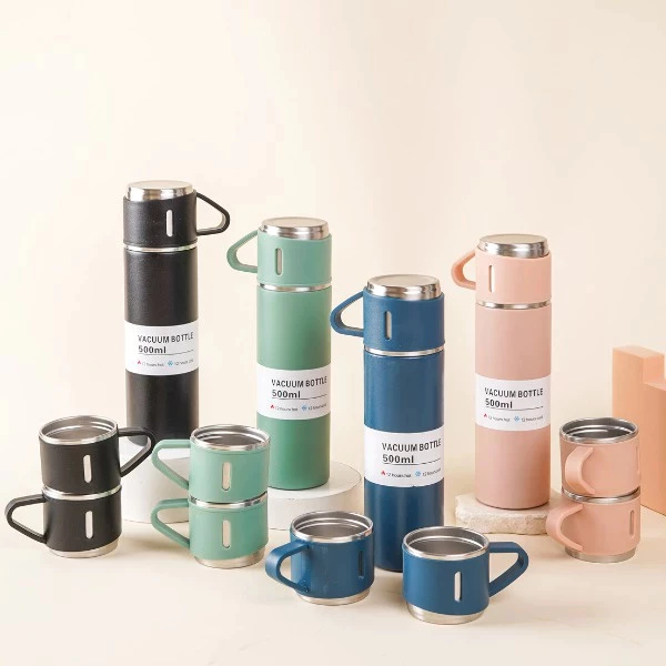Set Tumbler Vacuum Flask
