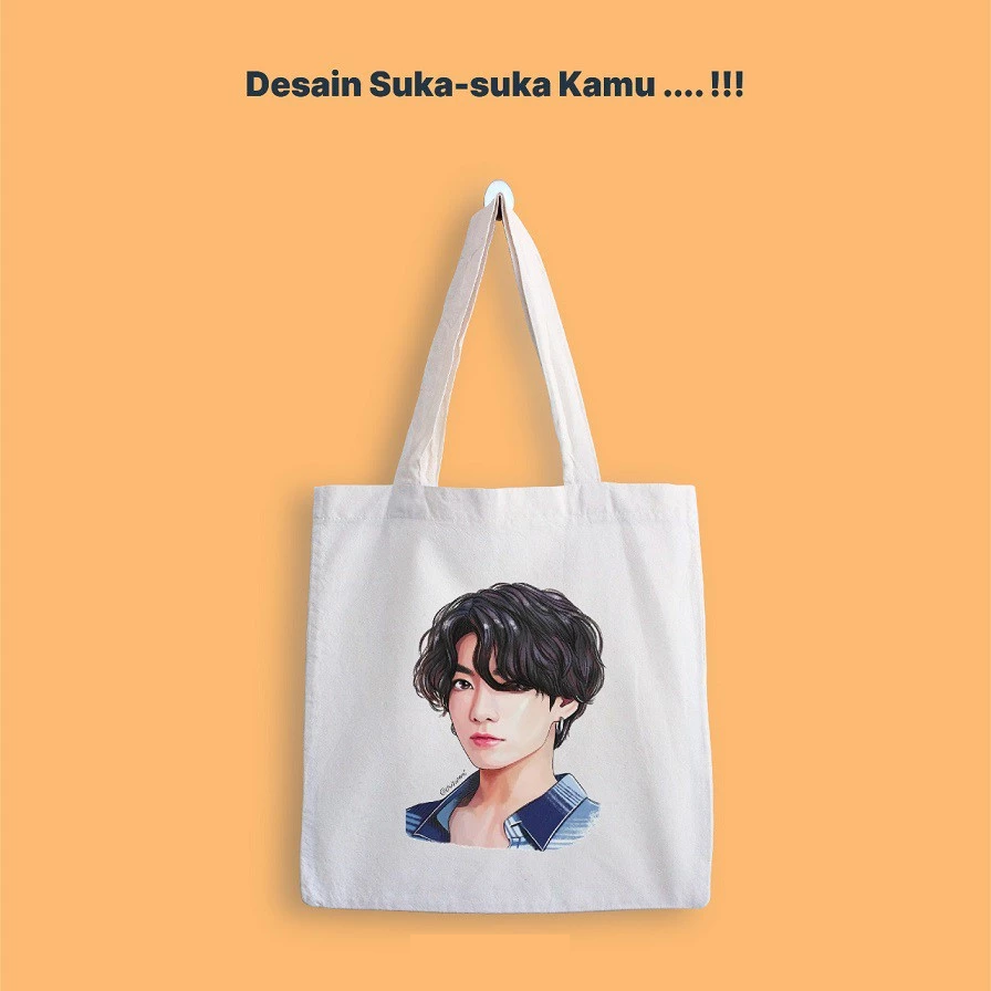 Totebag Kanvas Custom Sablon & DTF