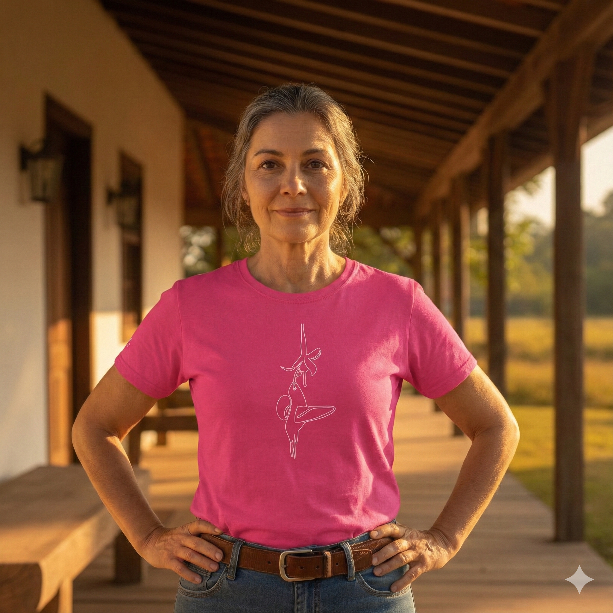 Camiseta preta artística