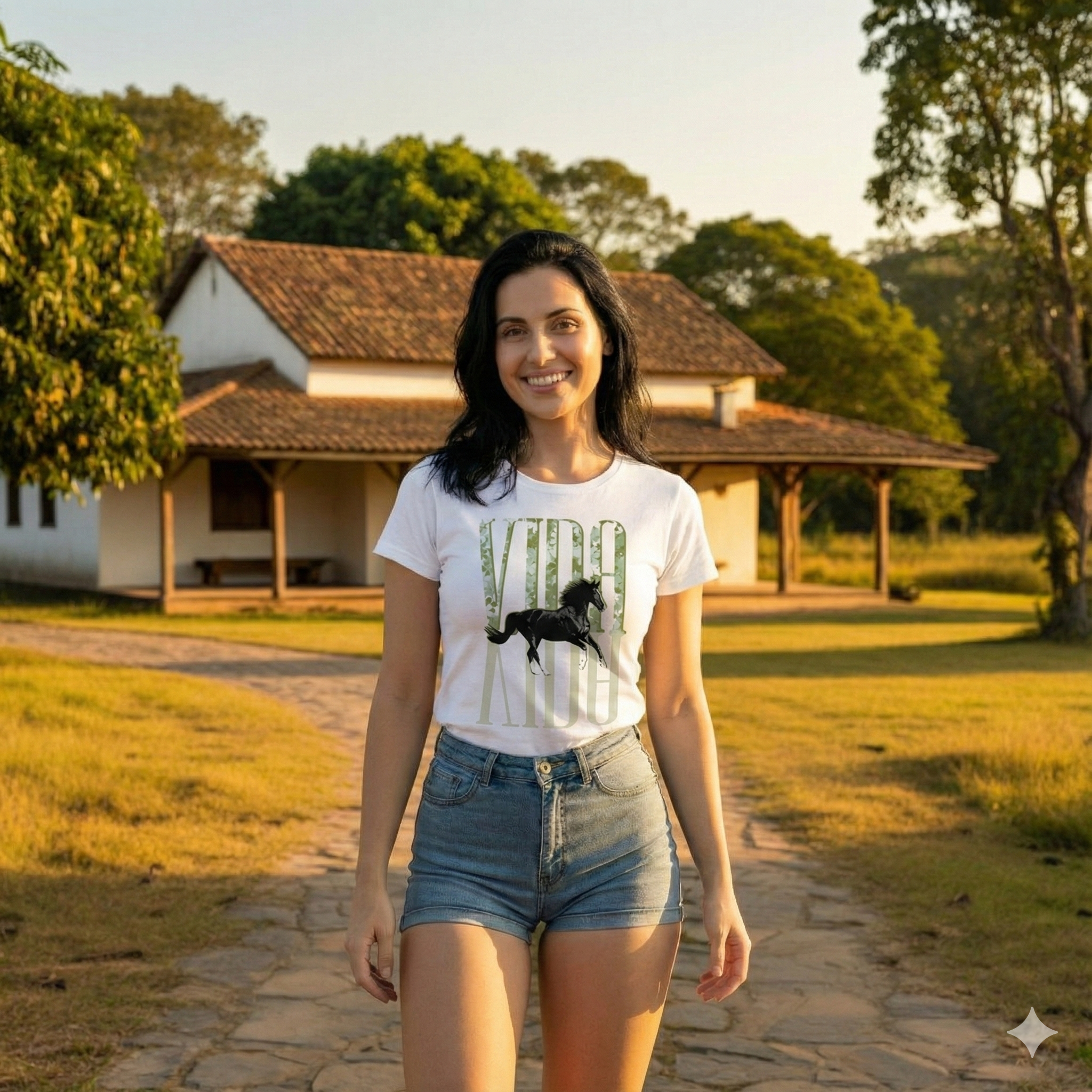 Camiseta Vida Cavalo