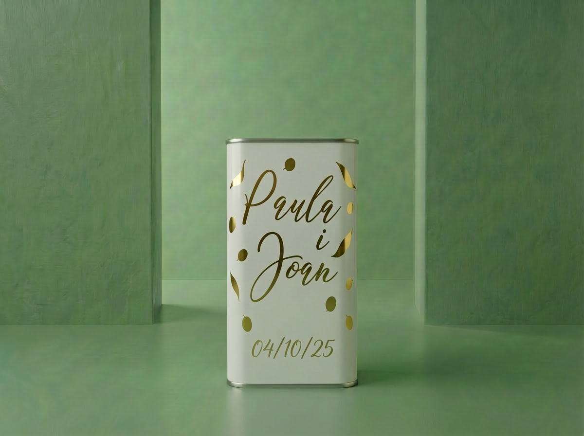 Lata arbequina 250 mL personalizada