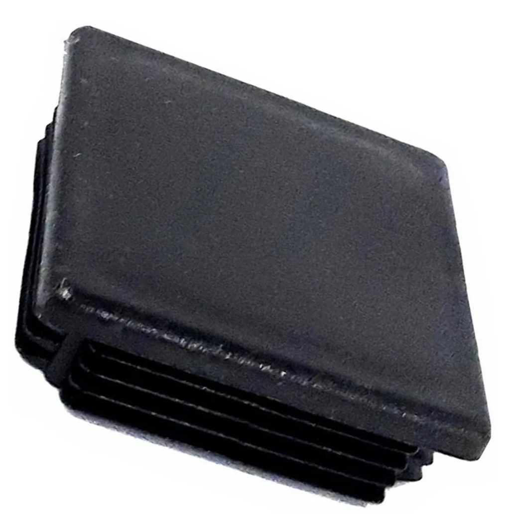 559349	Tampa Interna 40x40mm Sanfonada Preta - PVC