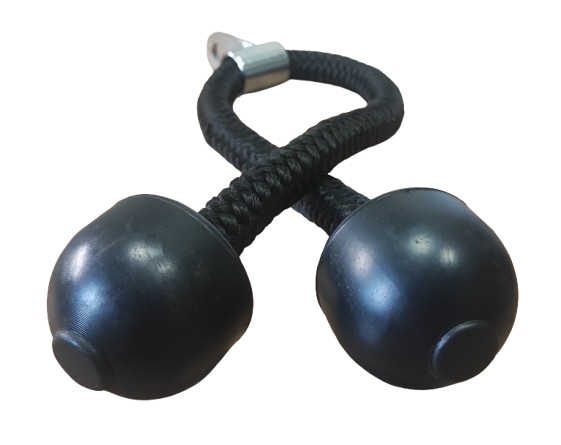 805101	Puxador Corda p/ Tríceps 75cm Preto/Cromado