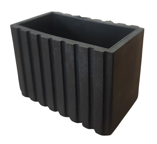 551684	Ponteira Externa 60x40mm Retangular - PVC