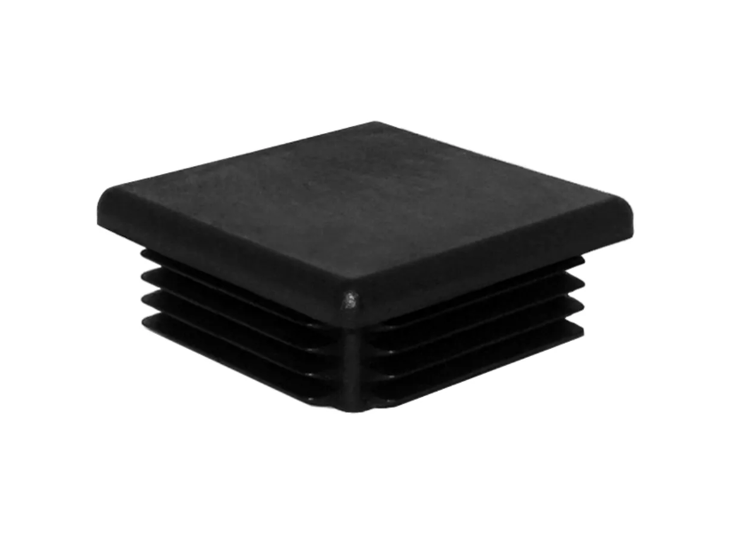 559349	Tampa Interna 40x40mm Sanfonada Preta - PVC