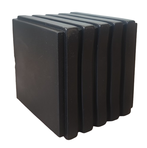 55542	 Ponteira Externa 40x40mm Quadrada - PVC