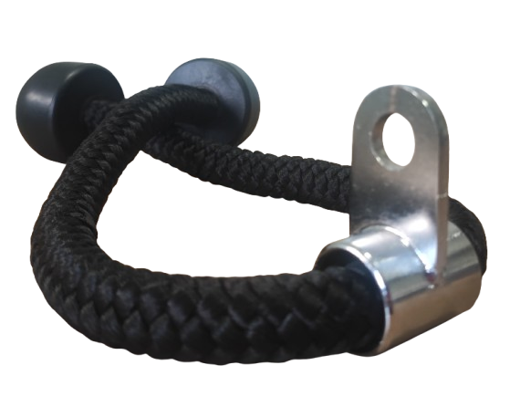 805101	Puxador Corda p/ Tríceps 75cm Preto/Cromado